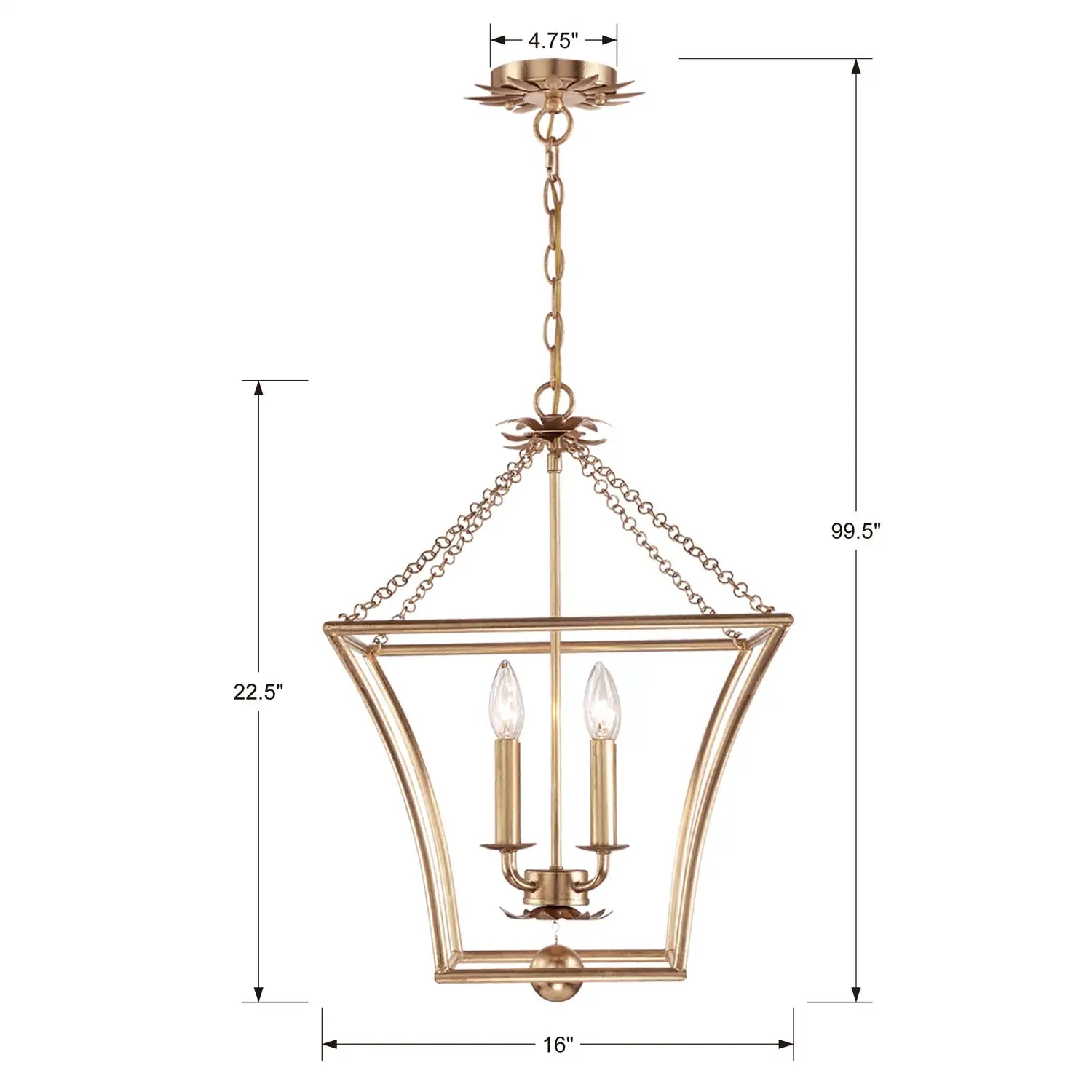 CRYSTORAMA, BROCHE LANTERN CHANDELIER, CHANDELIER LIGHT