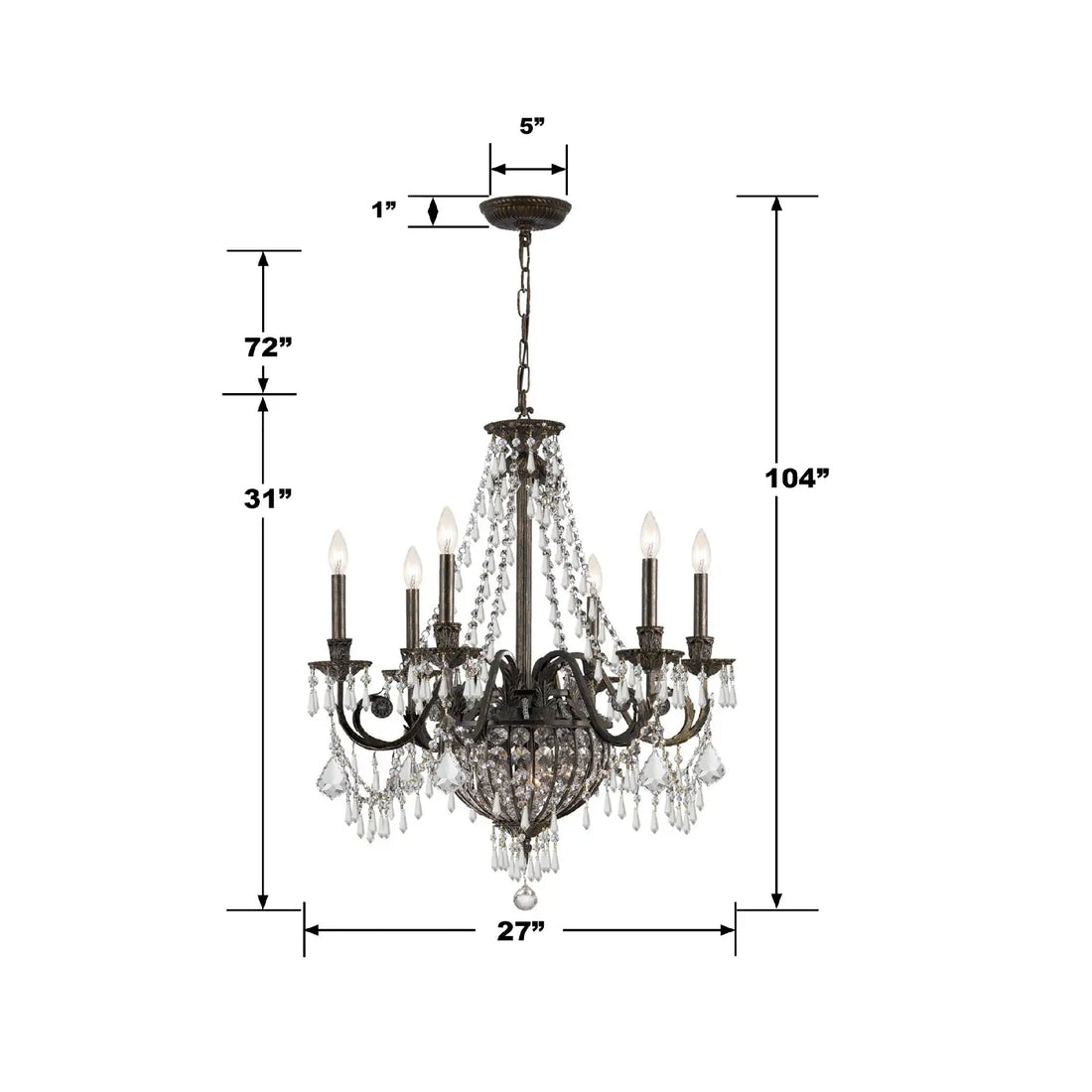 CRYSTORAMA, VANDERBILT CHANDELIER, CHANDELIER LIGHT