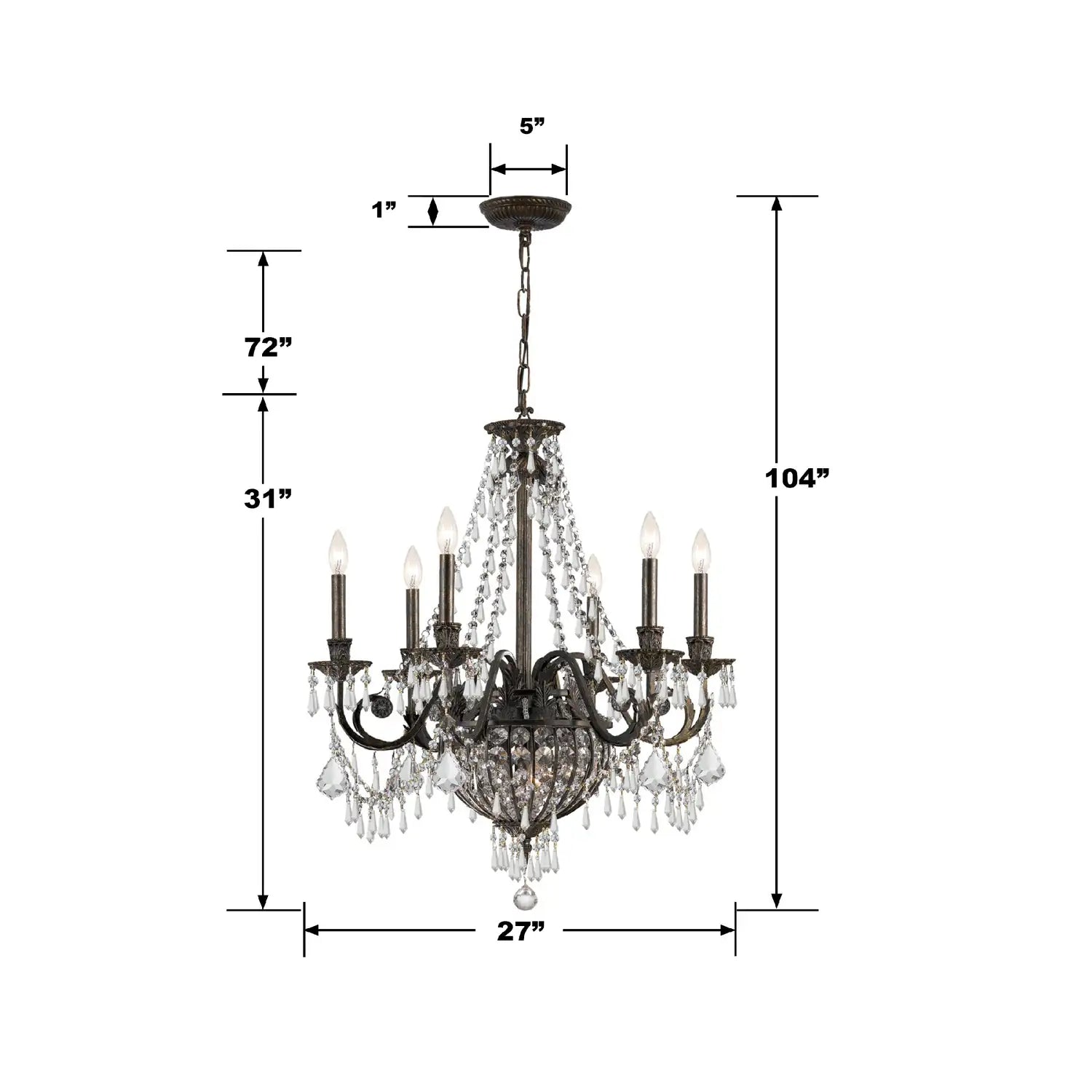 CRYSTORAMA, VANDERBILT CHANDELIER, CHANDELIER LIGHT