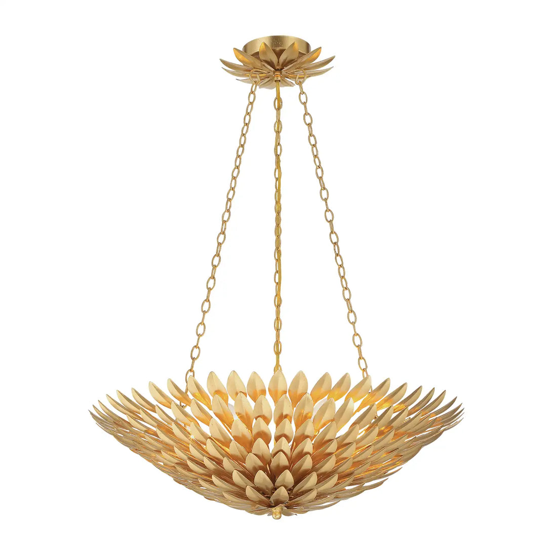 CRYSTORAMA, BROCHE LEAF CHANDELIER, CHANDELIER LIGHT