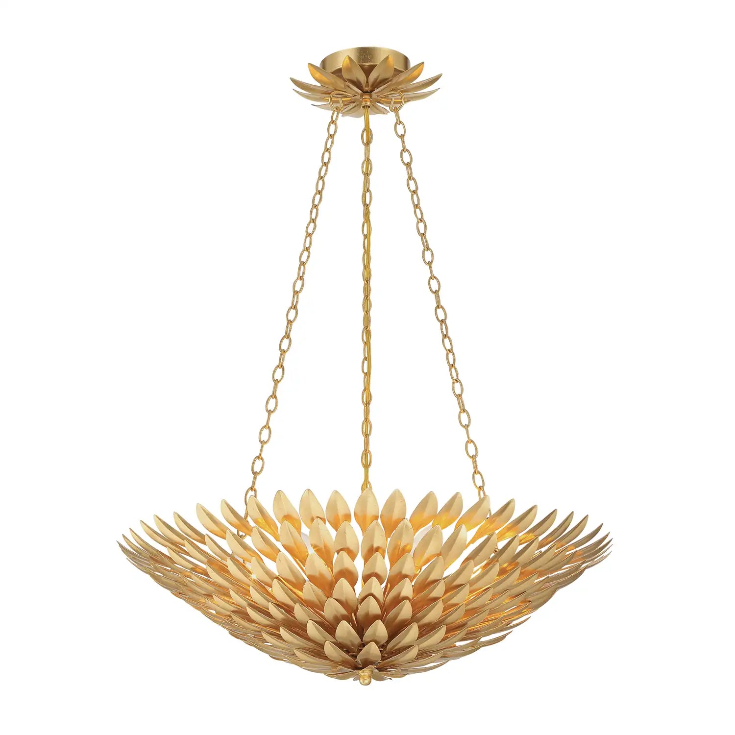 CRYSTORAMA, BROCHE LEAF CHANDELIER, CHANDELIER LIGHT