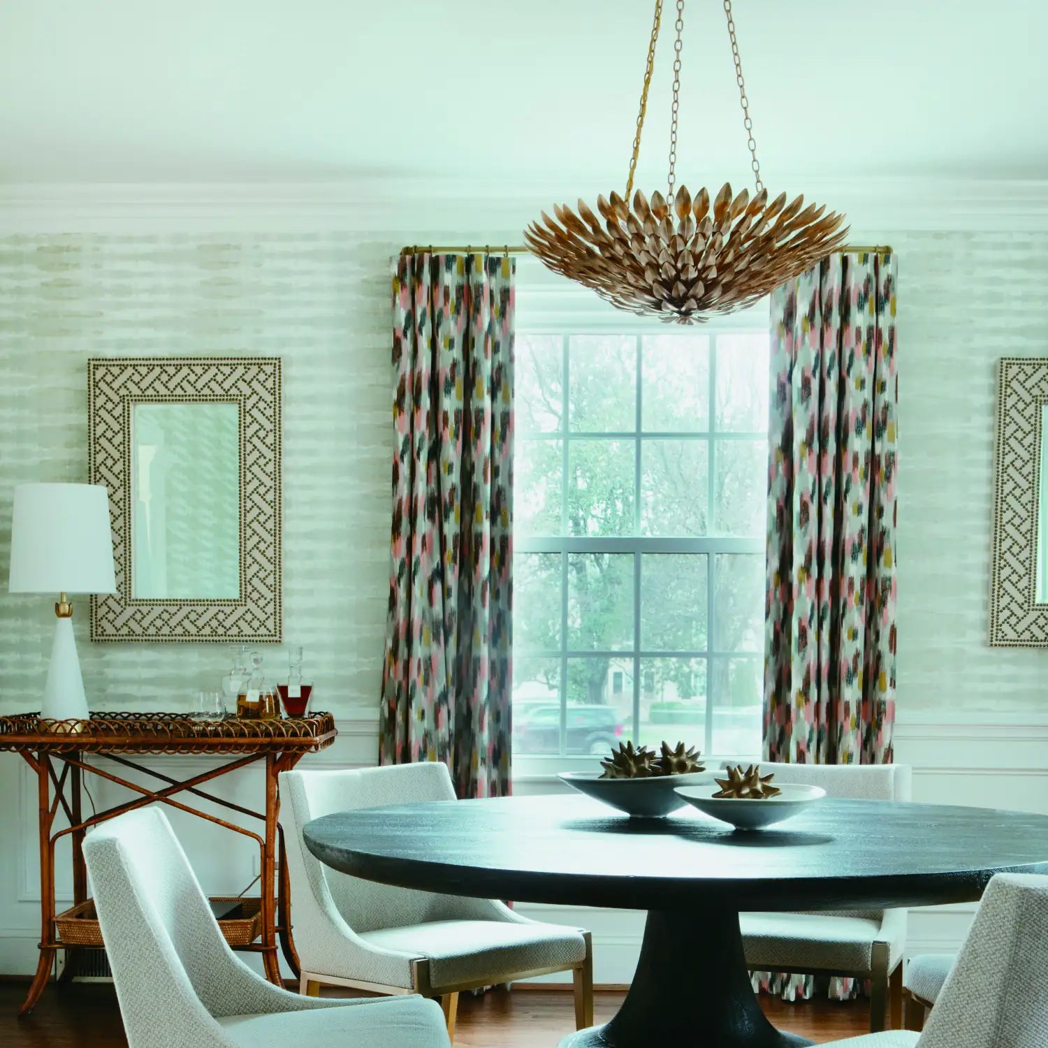 CRYSTORAMA, BROCHE LEAF CHANDELIER, CHANDELIER LIGHT