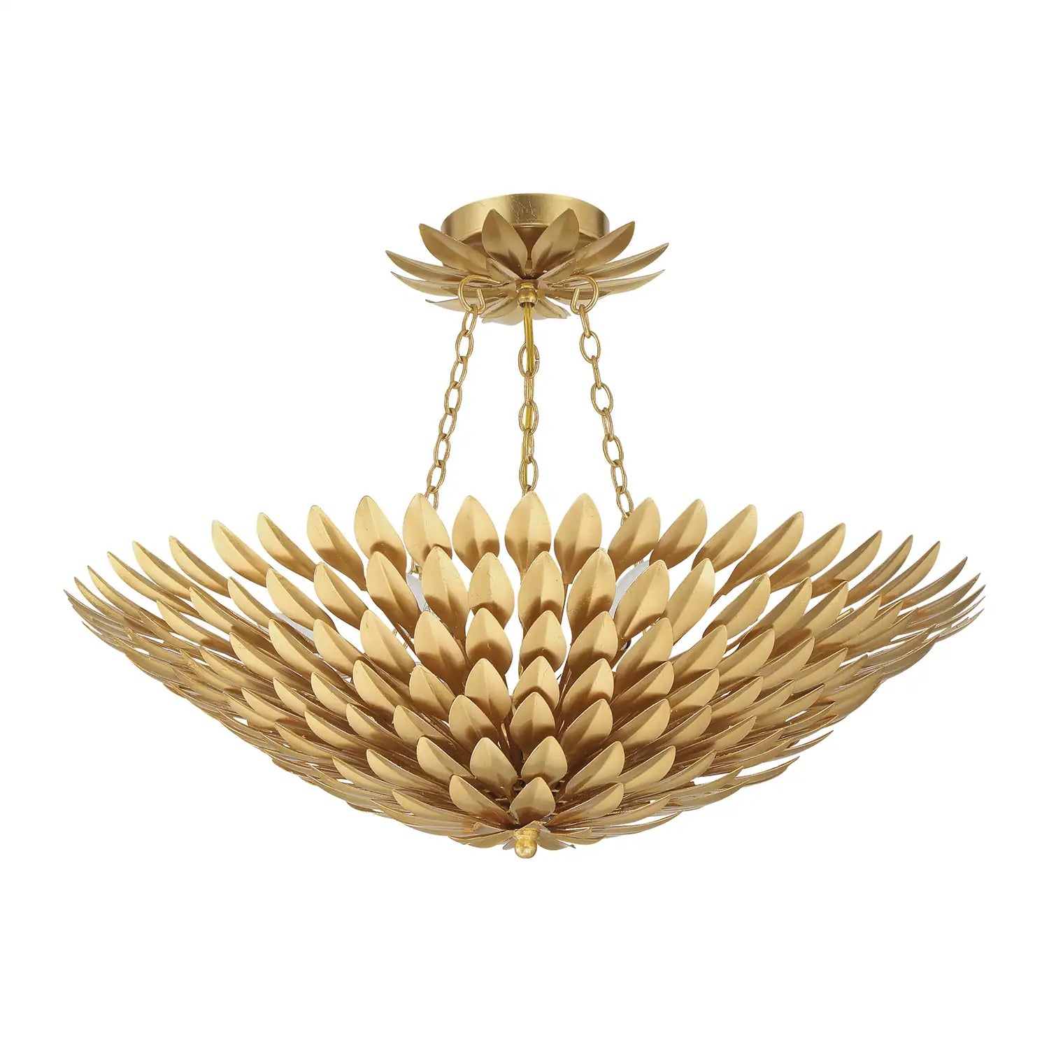CRYSTORAMA, BROCHE SEMI FLUSH MOUNT, FLUSH MOUNT CEILING LIGHTS