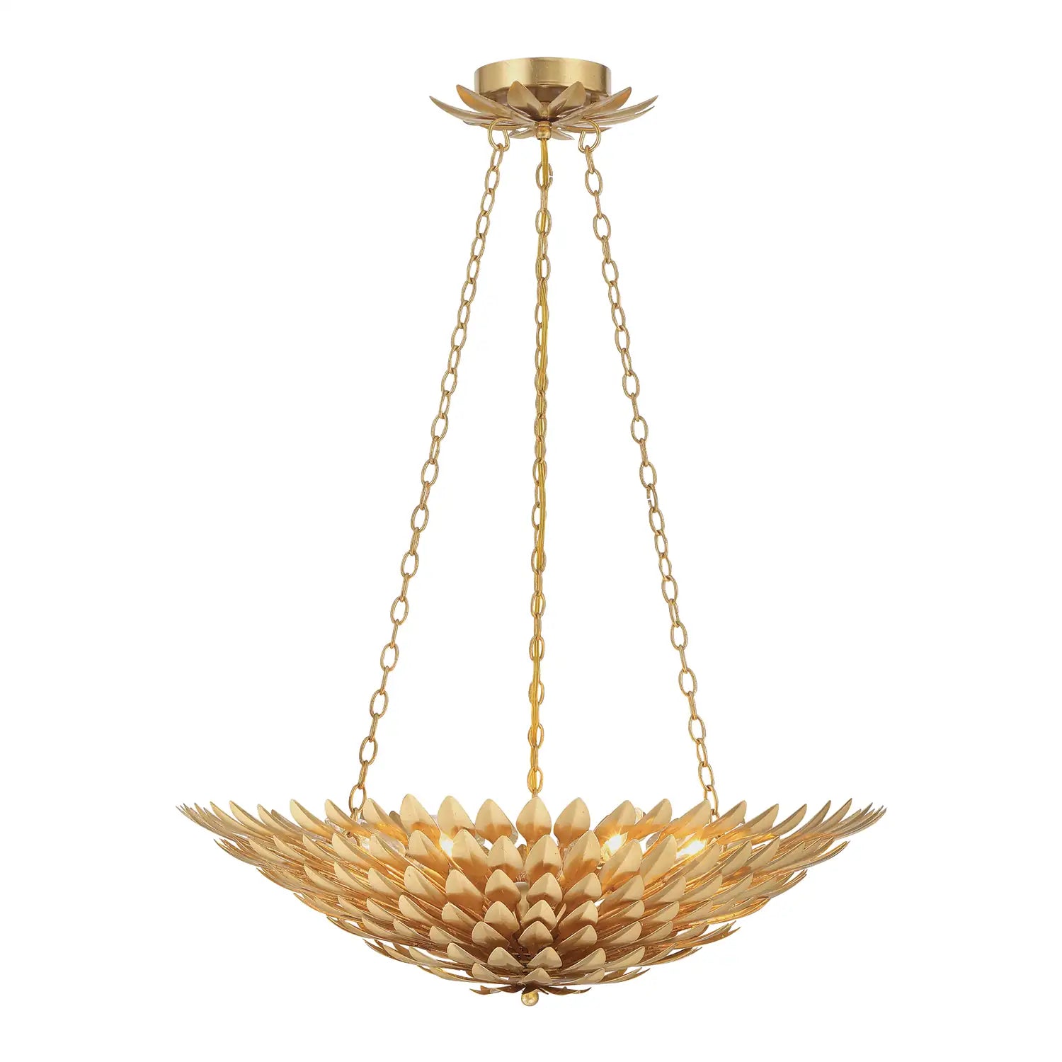 CRYSTORAMA, BROCHE LEAF CHANDELIER, CHANDELIER LIGHT