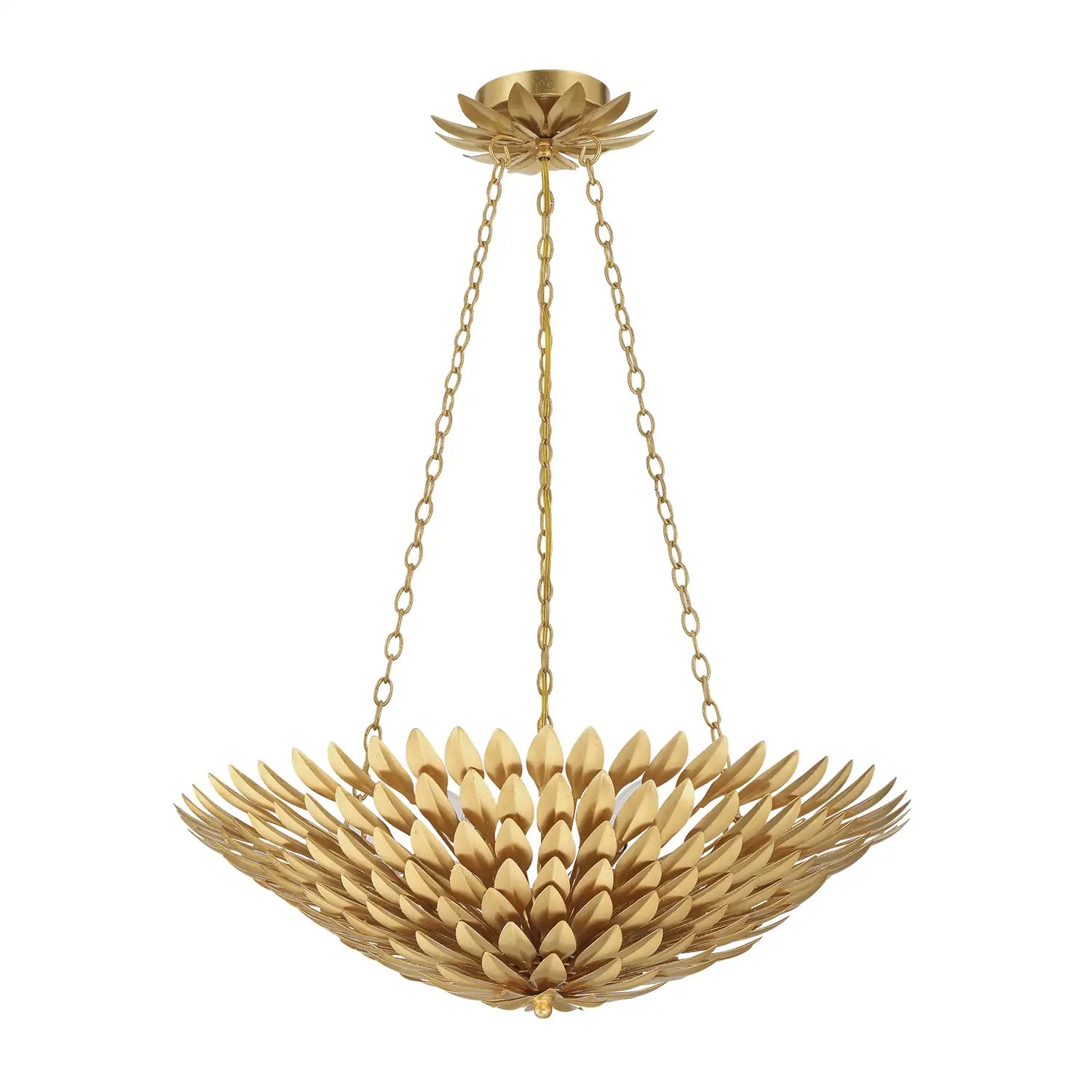 CRYSTORAMA, BROCHE LEAF CHANDELIER, CHANDELIER LIGHT