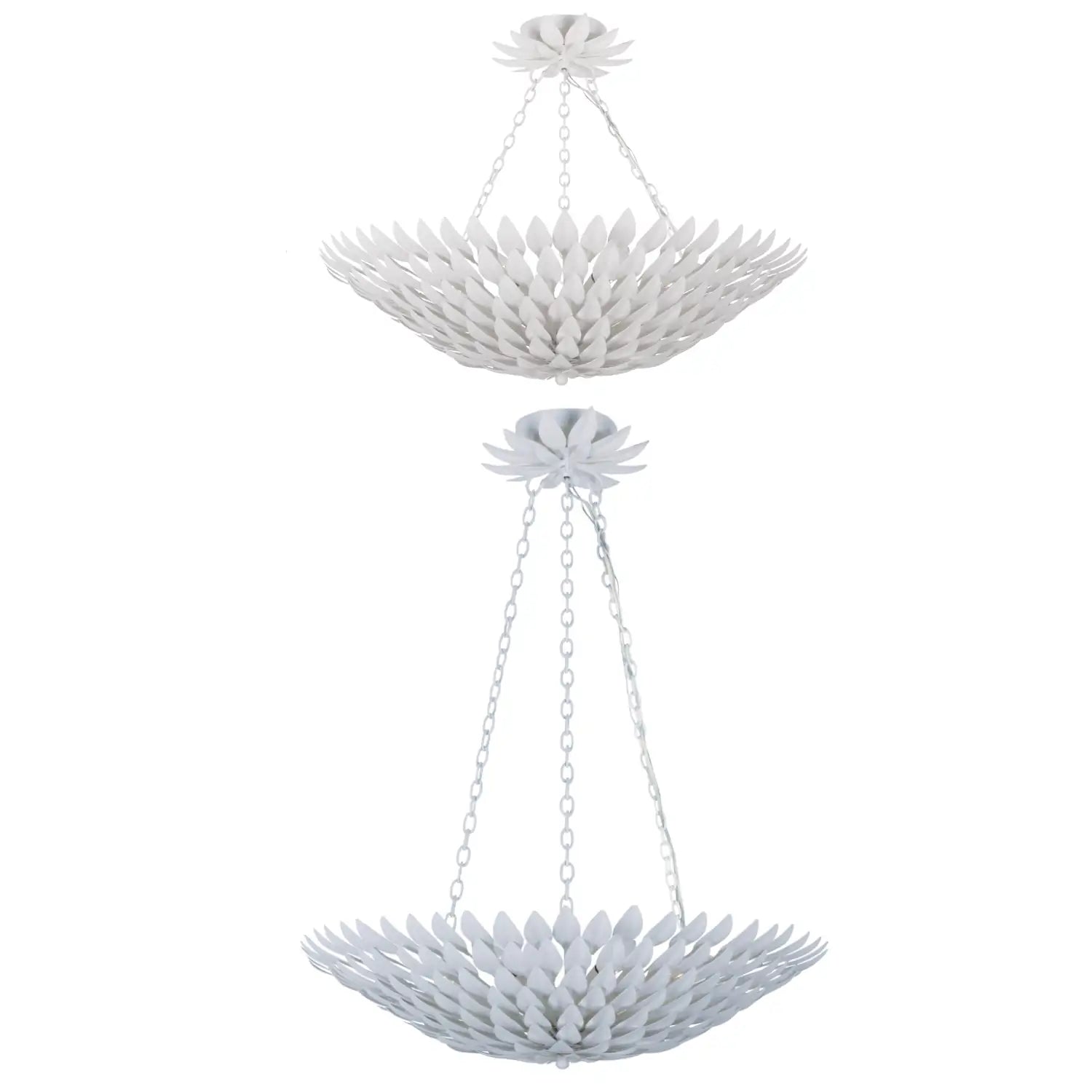 CRYSTORAMA, BROCHE SEMI FLUSH MOUNT, FLUSH MOUNT CEILING LIGHTS