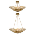 CRYSTORAMA, BROCHE SEMI FLUSH MOUNT, FLUSH MOUNT CEILING LIGHTS