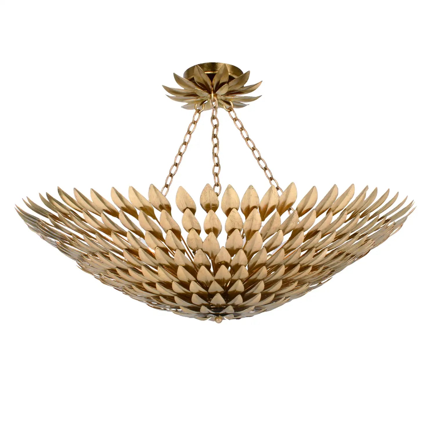 CRYSTORAMA, BROCHE SEMI FLUSH MOUNT, FLUSH MOUNT CEILING LIGHTS