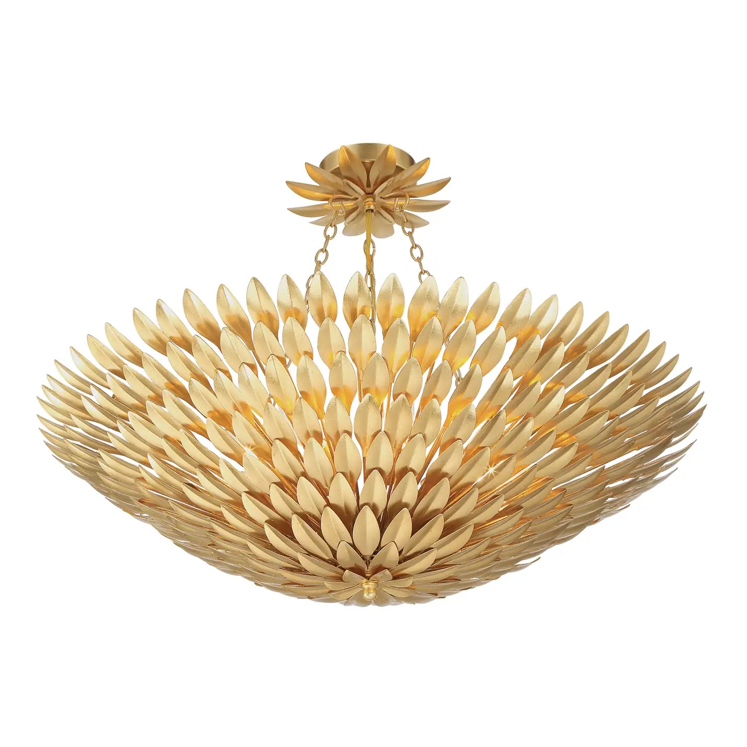 CRYSTORAMA, BROCHE SEMI FLUSH MOUNT, FLUSH MOUNT CEILING LIGHTS