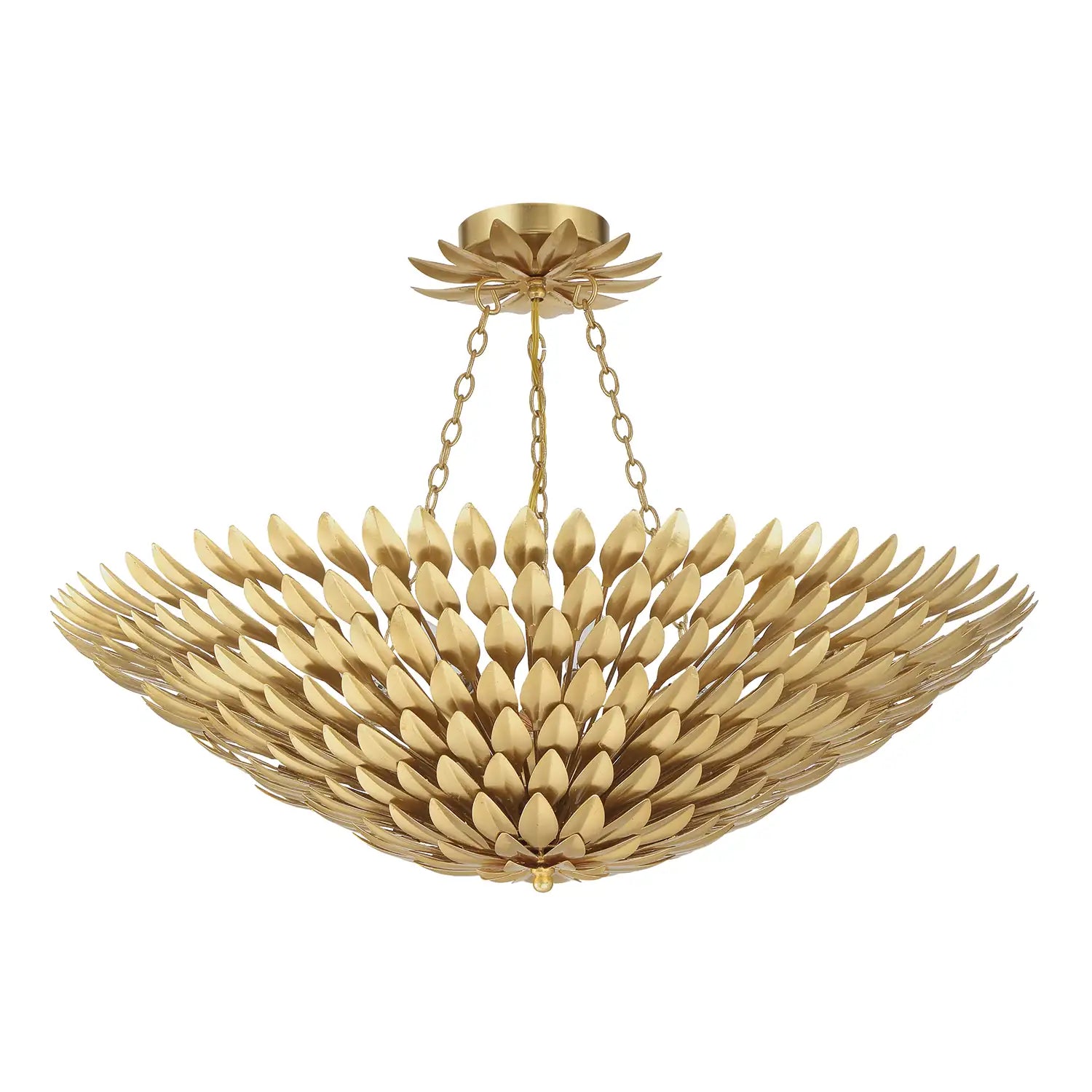 CRYSTORAMA, BROCHE SEMI FLUSH MOUNT, FLUSH MOUNT CEILING LIGHTS