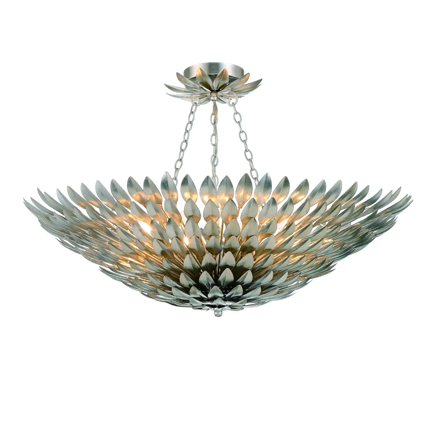CRYSTORAMA, BROCHE SEMI FLUSH MOUNT, FLUSH MOUNT CEILING LIGHTS