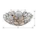 CRYSTORAMA, PALLA FLUSH MOUNT, FLUSH MOUNT CEILING LIGHTS