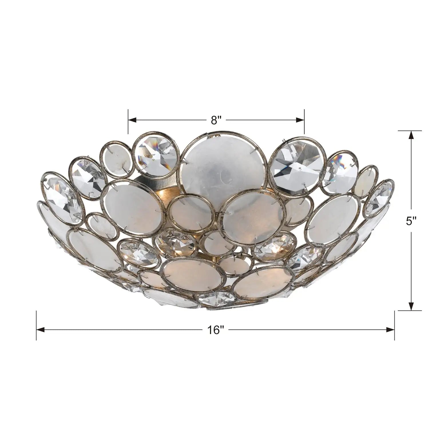 CRYSTORAMA, PALLA FLUSH MOUNT, FLUSH MOUNT CEILING LIGHTS