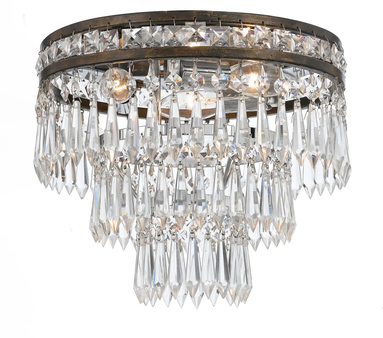 CRYSTORAMA, MERCER FLUSH MOUNT, FLUSH MOUNT CEILING LIGHTS