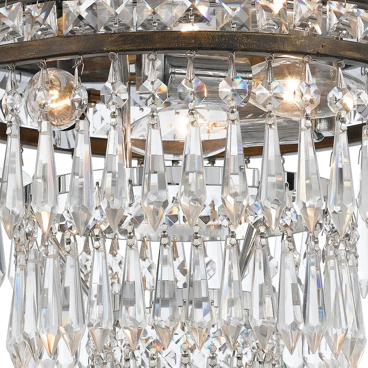 CRYSTORAMA, MERCER FLUSH MOUNT, FLUSH MOUNT CEILING LIGHTS