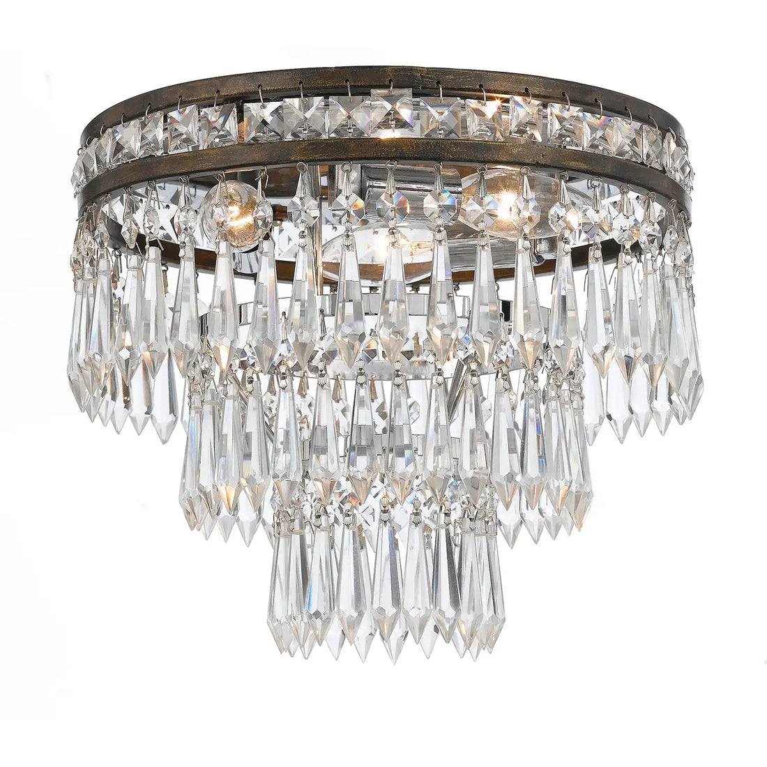 CRYSTORAMA, MERCER FLUSH MOUNT, FLUSH MOUNT CEILING LIGHTS