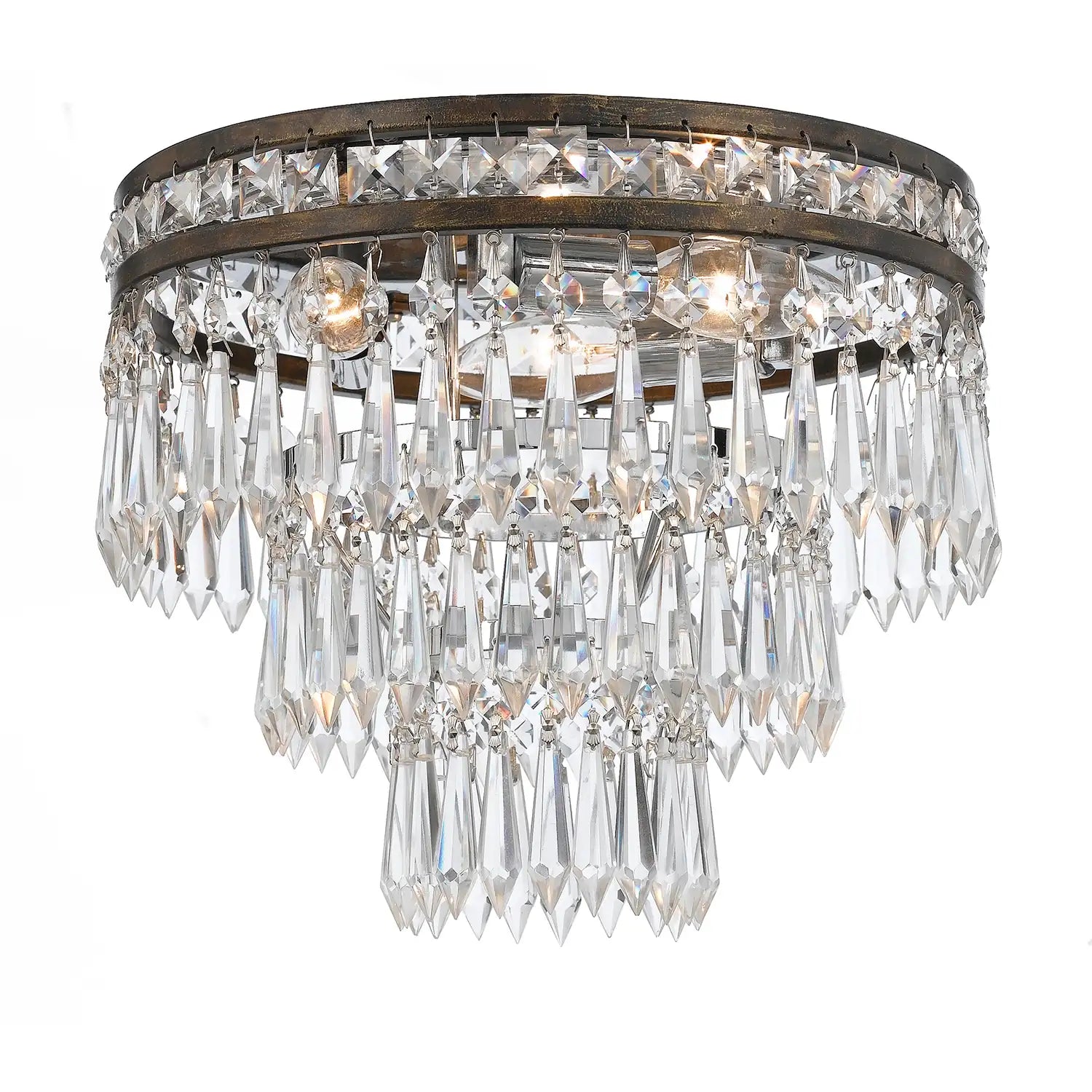 CRYSTORAMA, MERCER FLUSH MOUNT, FLUSH MOUNT CEILING LIGHTS