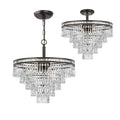 CRYSTORAMA, MERCER SEMI FLUSH MOUNT, FLUSH MOUNT CEILING LIGHTS