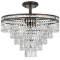 CRYSTORAMA, MERCER SEMI FLUSH MOUNT, FLUSH MOUNT CEILING LIGHTS