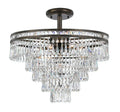 CRYSTORAMA, MERCER SEMI FLUSH MOUNT, FLUSH MOUNT CEILING LIGHTS