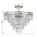 CRYSTORAMA, MERCER SEMI FLUSH MOUNT, FLUSH MOUNT CEILING LIGHTS
