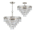 CRYSTORAMA, MERCER CONVERTIBLE CHANDELIER, CHANDELIER LIGHT