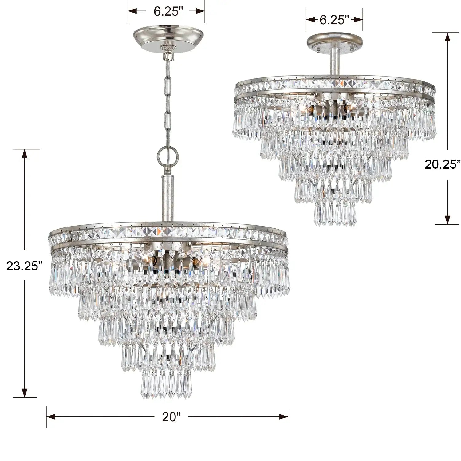 CRYSTORAMA, MERCER CONVERTIBLE CHANDELIER, CHANDELIER LIGHT