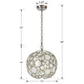 CRYSTORAMA, PALLA SPHERE PENDANT, PENDANT LIGHT