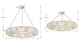 CRYSTORAMA, PALLA SEMI FLUSH MOUNT, FLUSH MOUNT CEILING LIGHTS
