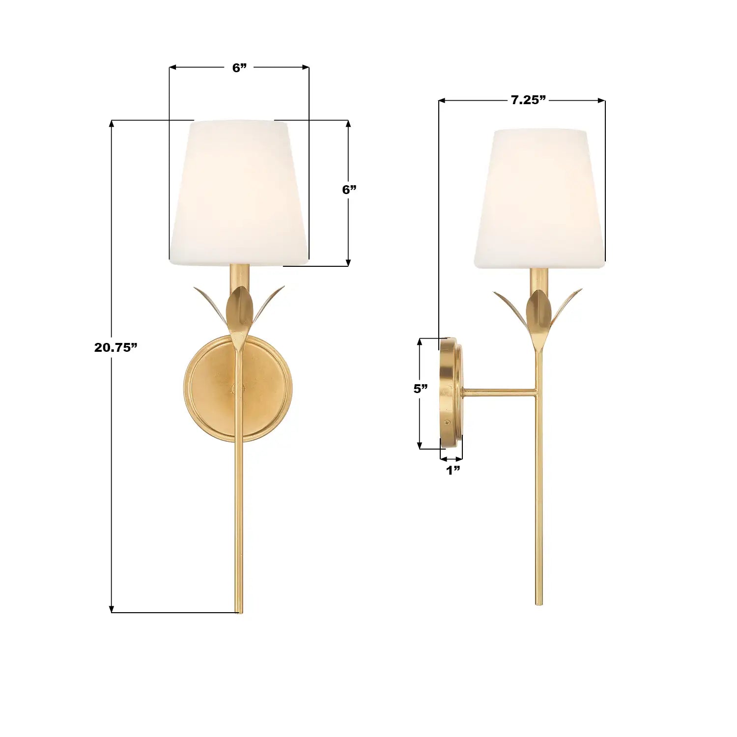 CRYSTORAMA, BROCHE SCONCE, WALL SCONCES
