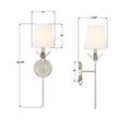 CRYSTORAMA, BROCHE SCONCE, WALL SCONCES