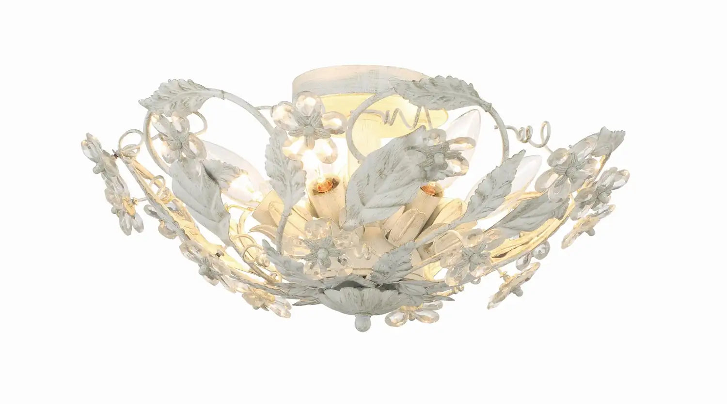 CRYSTORAMA, PARIS MARKET SEMI FLUSH MOUNT, FLUSH MOUNT CEILING LIGHTS