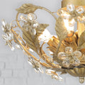CRYSTORAMA, PARIS MARKET LEAF SEMI FLUSH MOUNT, FLUSH MOUNT CEILING LIGHTS