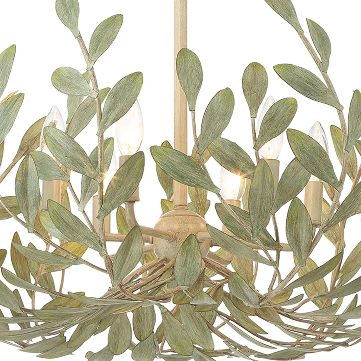 CRYSTORAMA, BROCHE CHAMPAGNE GREEN TEA CHANDELIER, CHANDELIER LIGHT