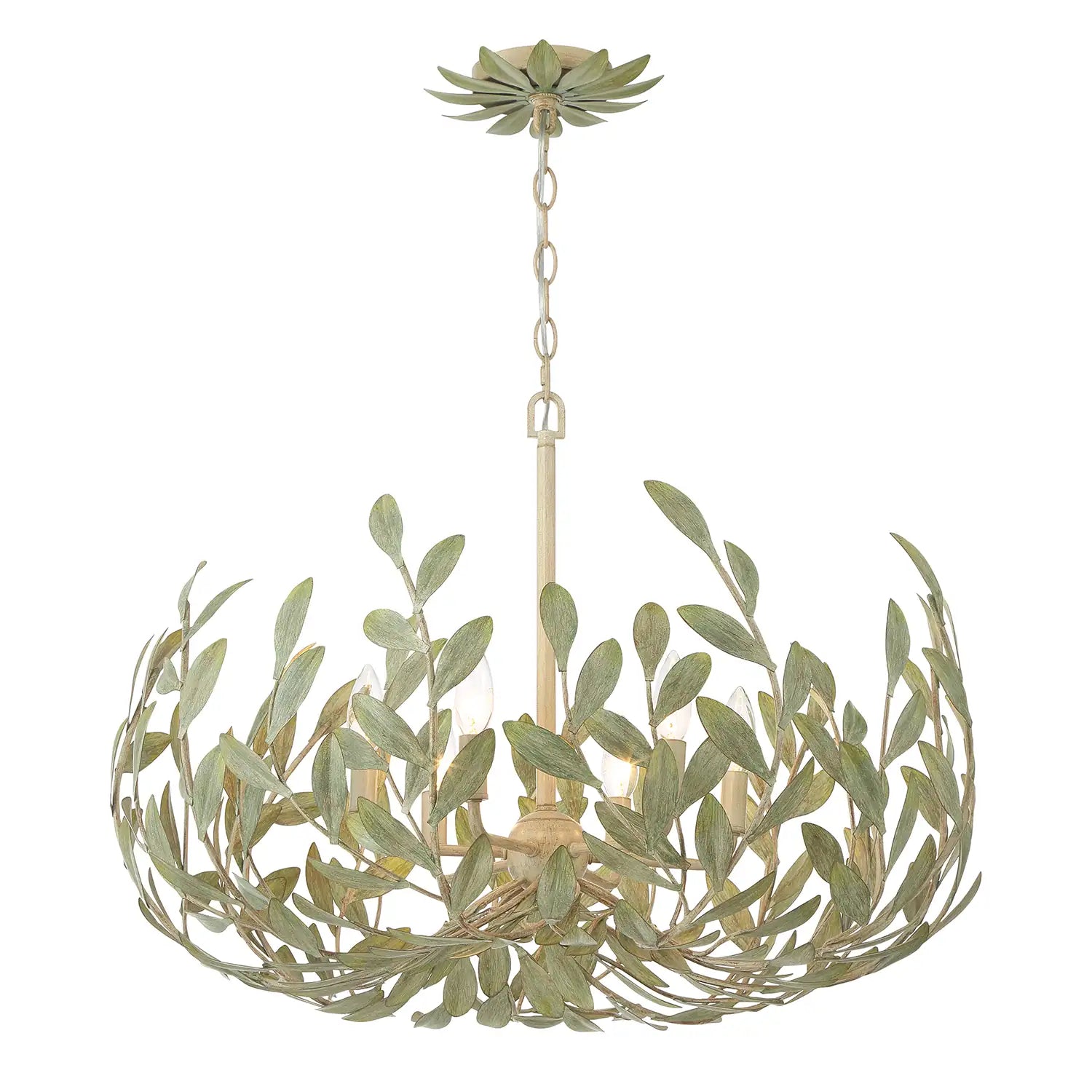 CRYSTORAMA, BROCHE CHAMPAGNE GREEN TEA CHANDELIER, CHANDELIER LIGHT