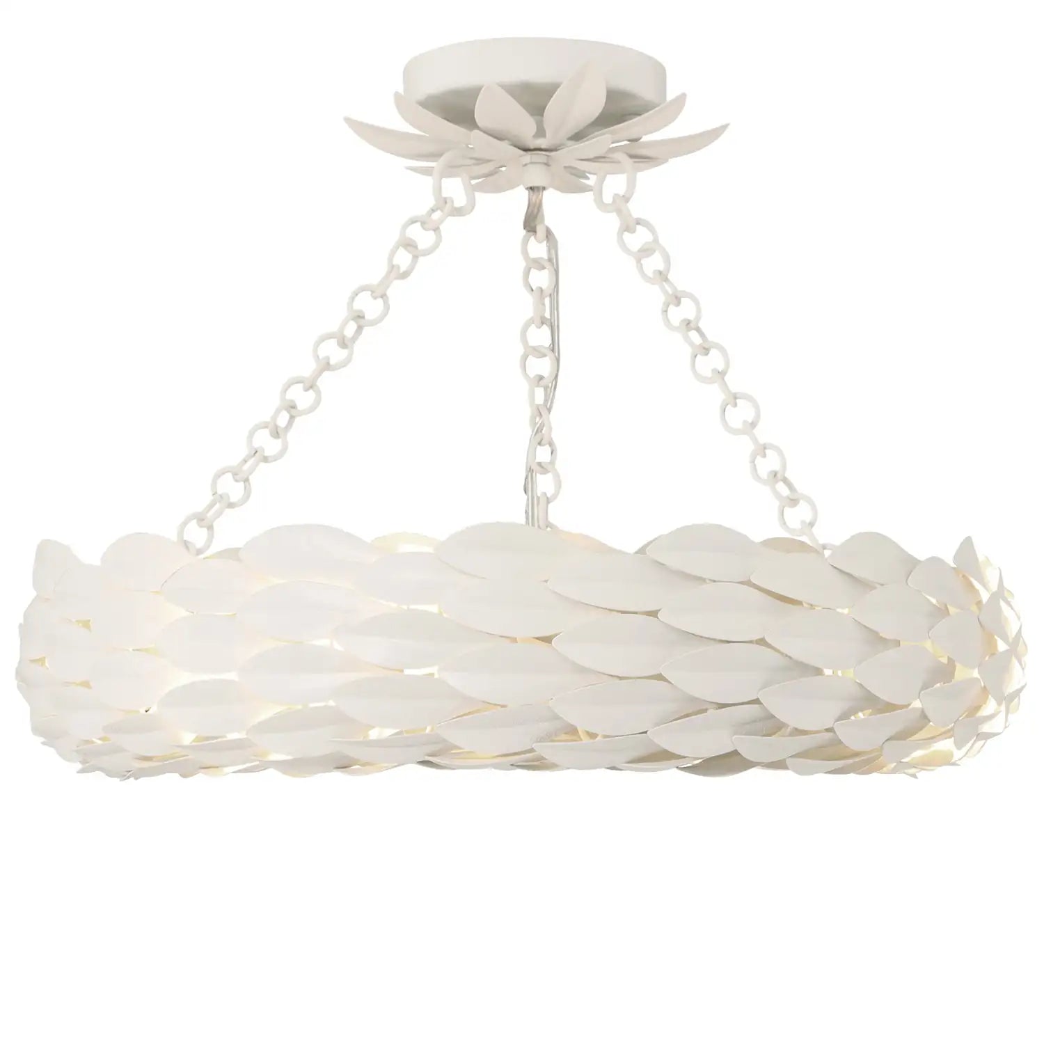 CRYSTORAMA, BROCHE LED SEMI FLUSH MOUNT, FLUSH MOUNT CEILING LIGHTS