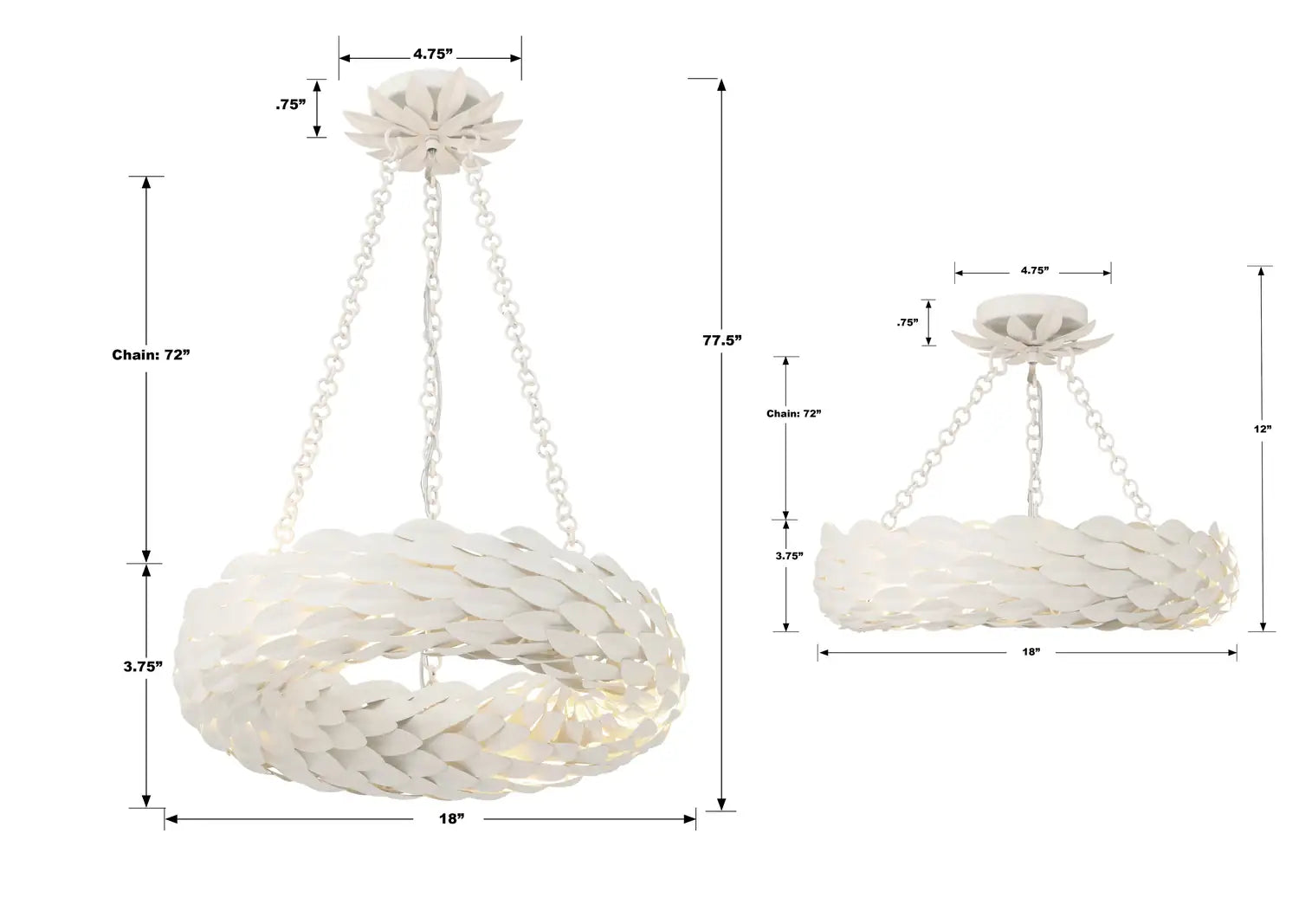CRYSTORAMA, BROCHE LED CHANDELIER, CHANDELIER LIGHT