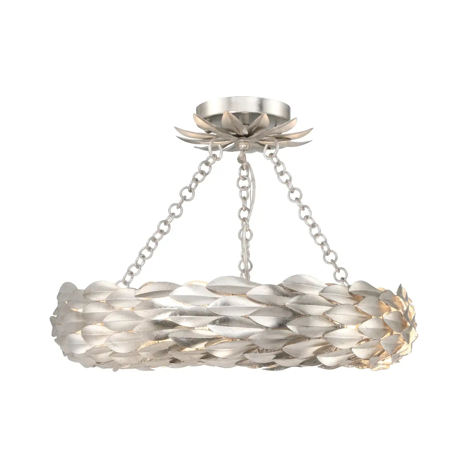CRYSTORAMA, BROCHE LED SEMI FLUSH MOUNT, FLUSH MOUNT CEILING LIGHTS