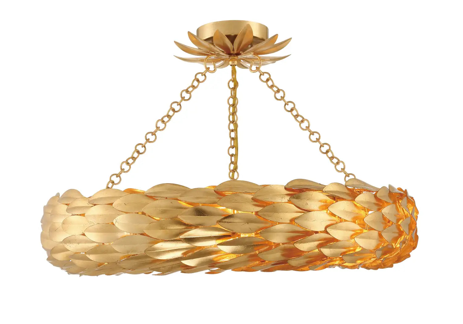 CRYSTORAMA, BROCHE SEMI FLUSH MOUNT, FLUSH MOUNT CEILING LIGHTS
