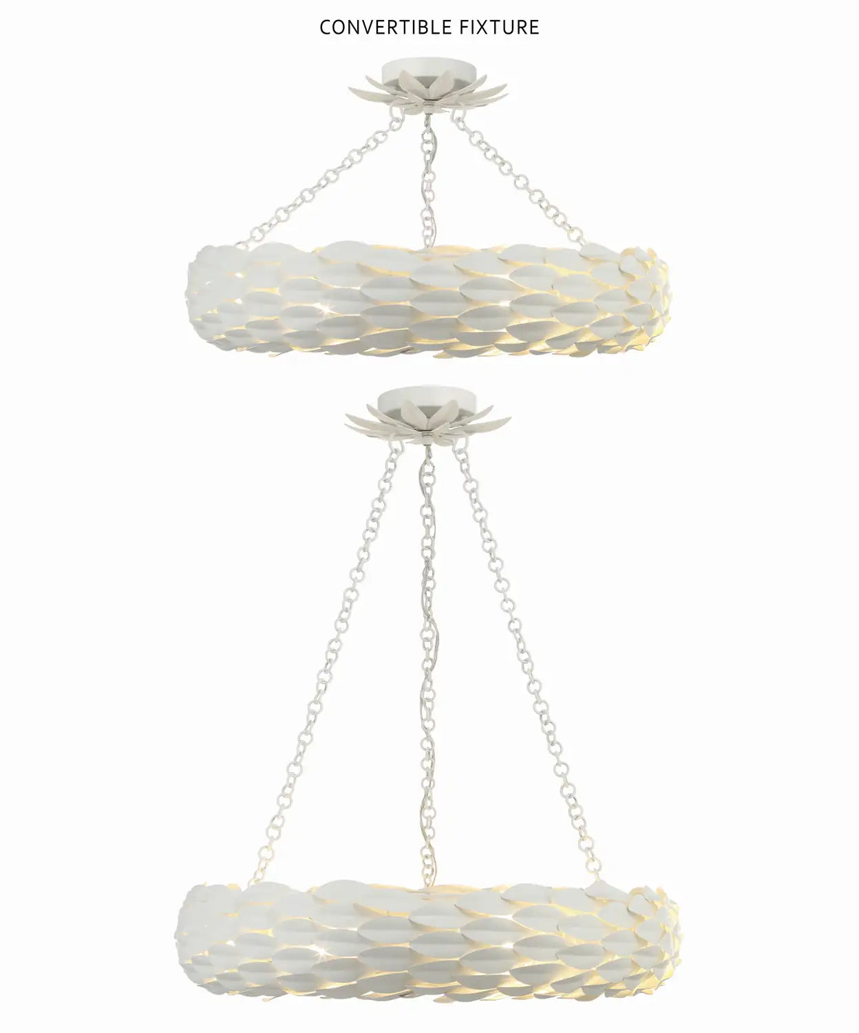 CRYSTORAMA, BROCHE SEMI FLUSH MOUNT, FLUSH MOUNT CEILING LIGHTS