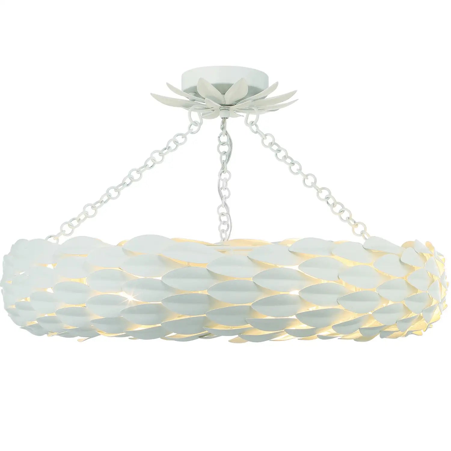 CRYSTORAMA, BROCHE SEMI FLUSH MOUNT, FLUSH MOUNT CEILING LIGHTS