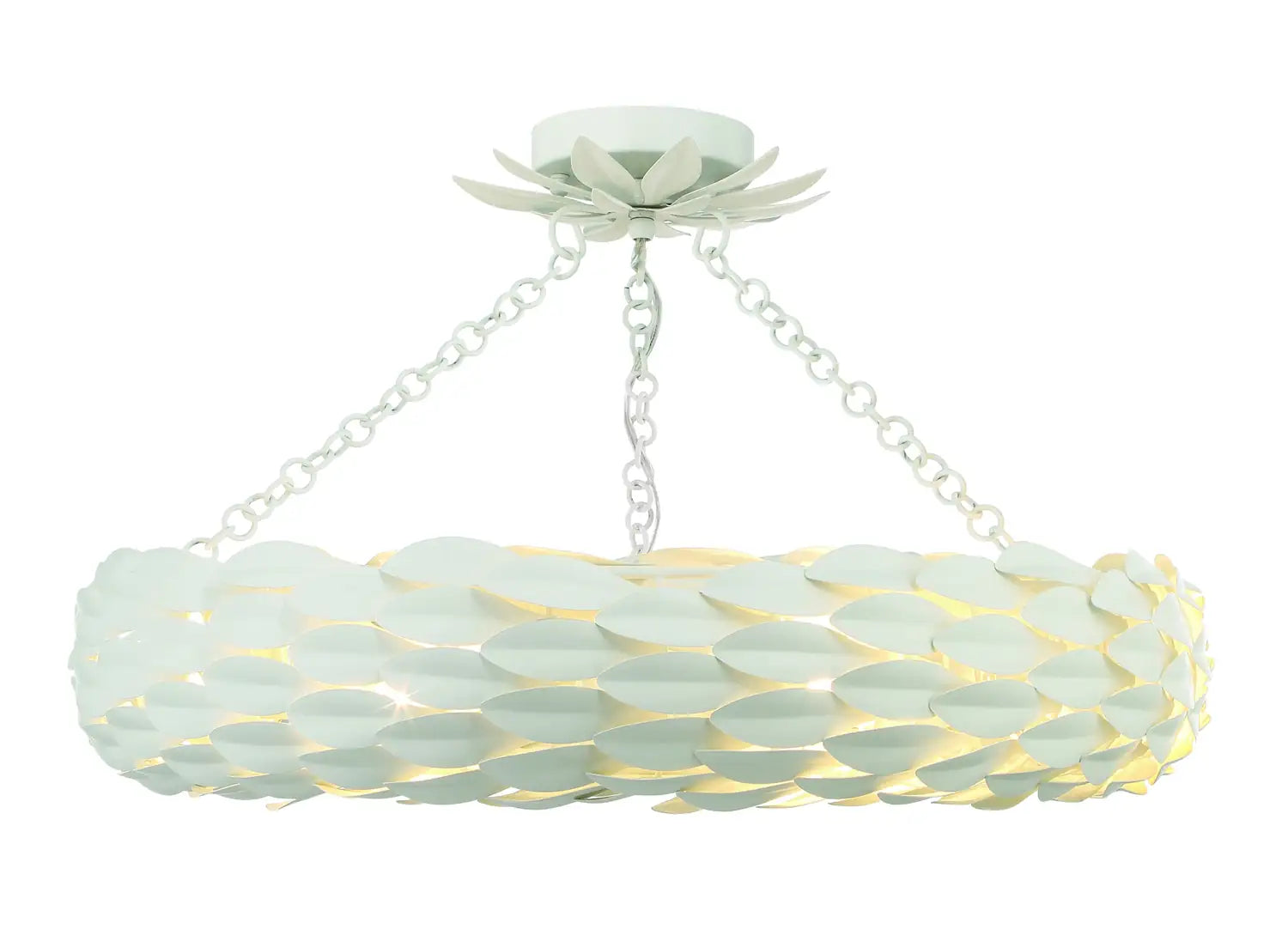 CRYSTORAMA, BROCHE SEMI FLUSH MOUNT, FLUSH MOUNT CEILING LIGHTS