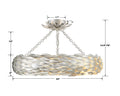 CRYSTORAMA, BROCHE SEMI FLUSH MOUNT, FLUSH MOUNT CEILING LIGHTS