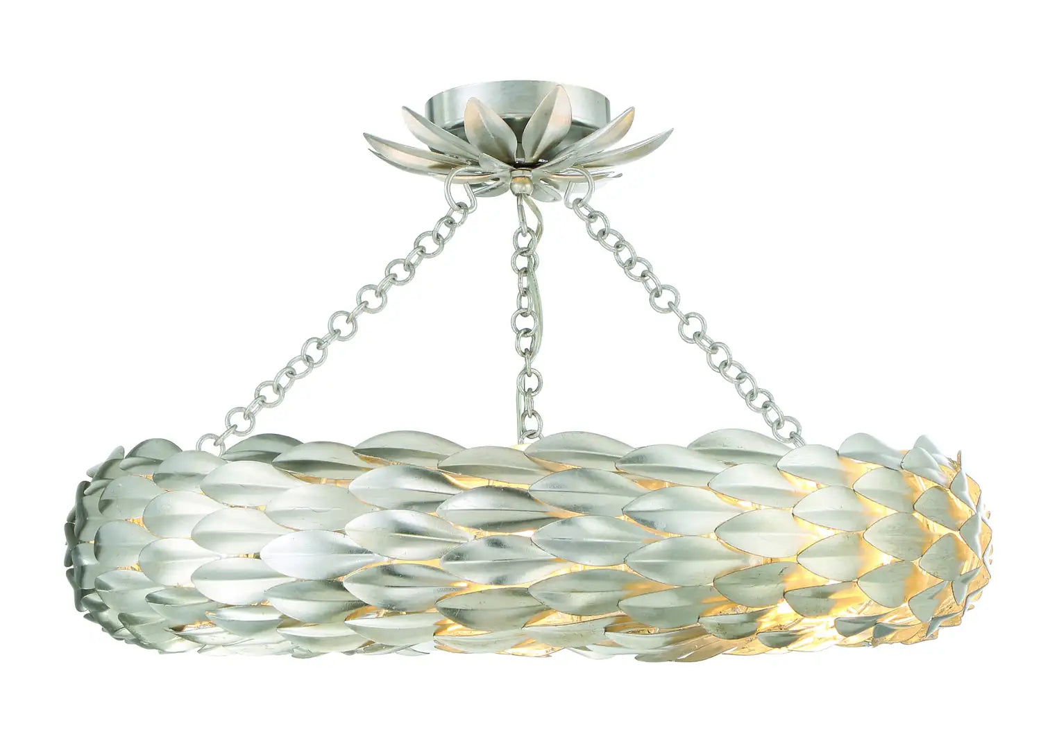 CRYSTORAMA, BROCHE SEMI FLUSH MOUNT, FLUSH MOUNT CEILING LIGHTS