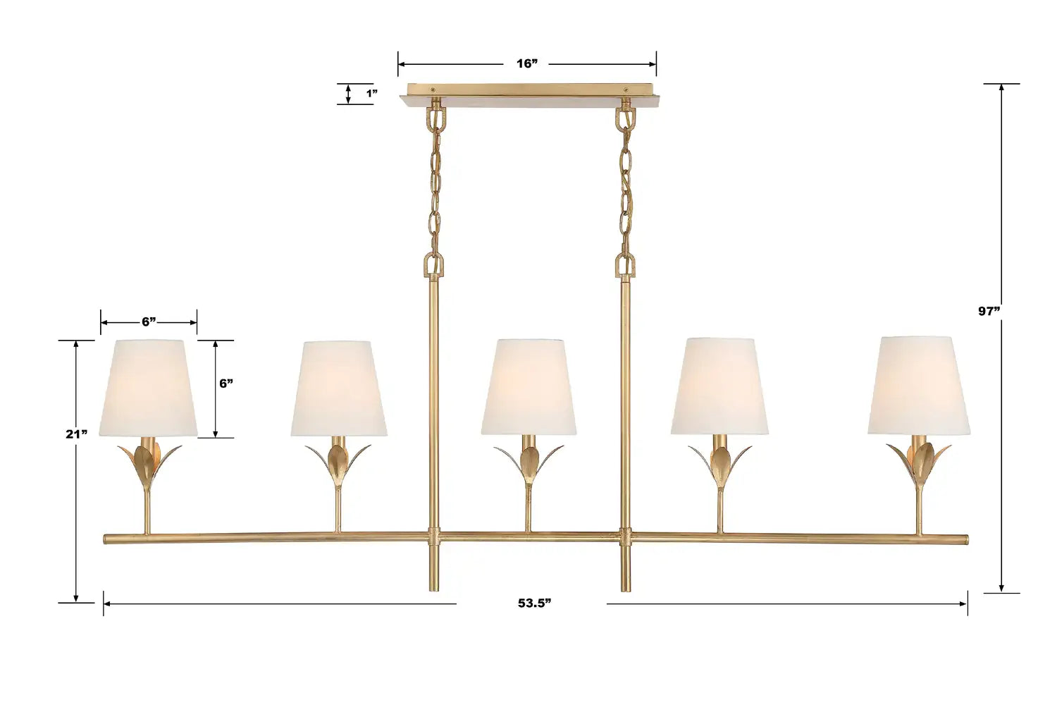 CRYSTORAMA, BROCHE LINEAR CHANDELIER, CHANDELIER LIGHT