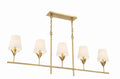 CRYSTORAMA, BROCHE LINEAR CHANDELIER, CHANDELIER LIGHT