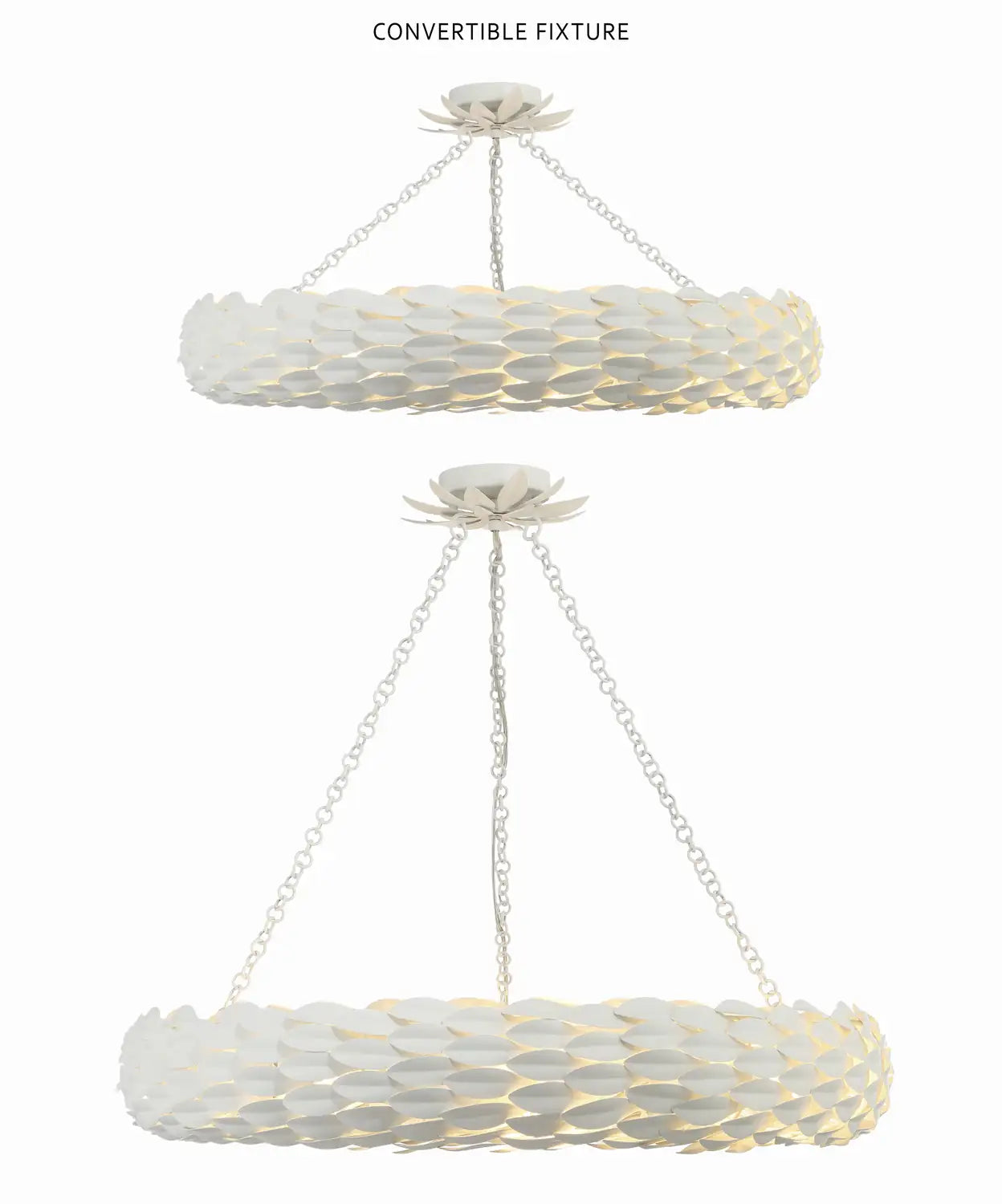 CRYSTORAMA, BROCHE SEMI FLUSH MOUNT, FLUSH MOUNT CEILING LIGHTS