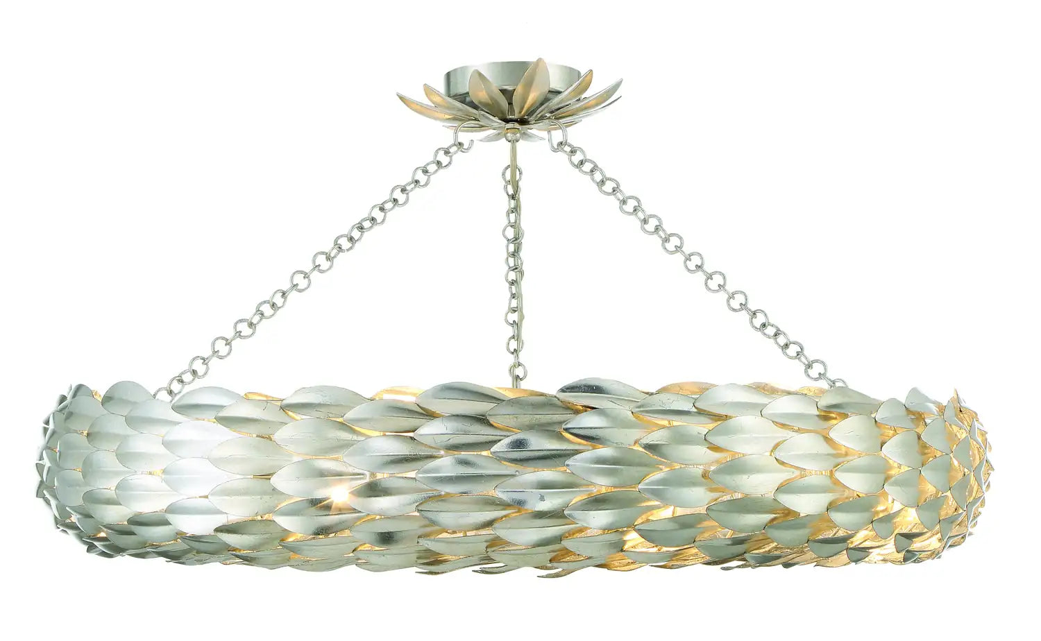 CRYSTORAMA, BROCHE SEMI FLUSH MOUNT, FLUSH MOUNT CEILING LIGHTS