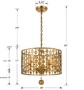 CRYSTORAMA, LAYLA CHANDELIER, CHANDELIER LIGHT