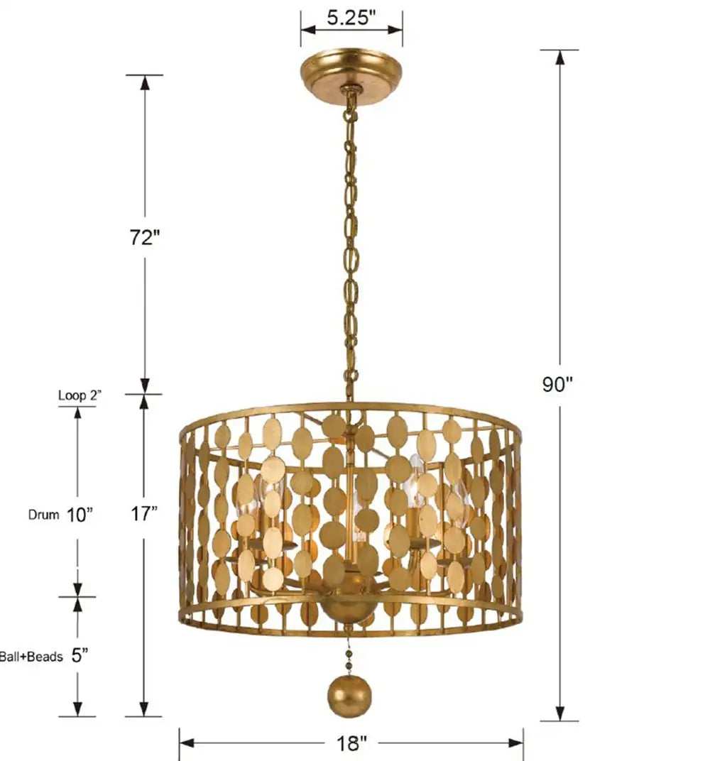 CRYSTORAMA, LAYLA CHANDELIER, CHANDELIER LIGHT